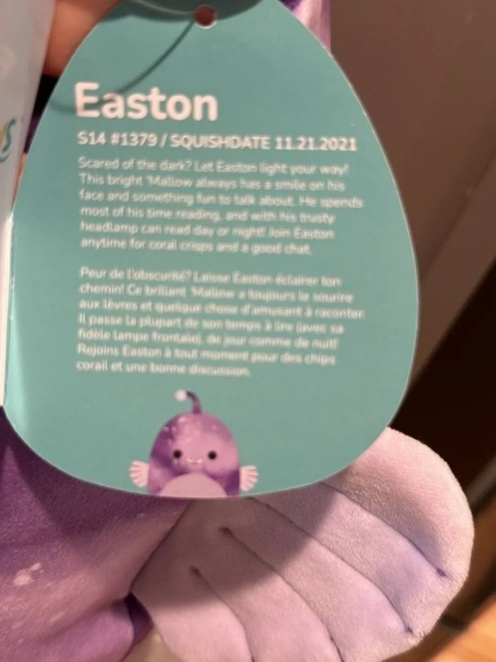 Squishmallow Easton 14”